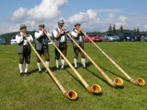 Un gruppo di Alphornbläser