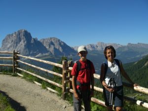 Bergketten im Dolomitenmassiv