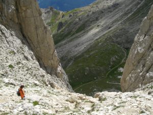 Wanderung zur Rotwand Hütte beim Rosengarten